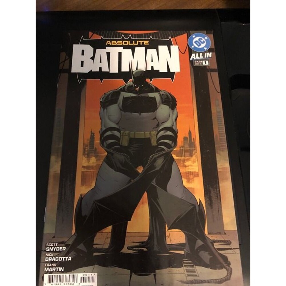 ABSOLUTE BATMAN #1 (Seventh 7th Print) Nick Dragotta Logo Color Variant Cover NM